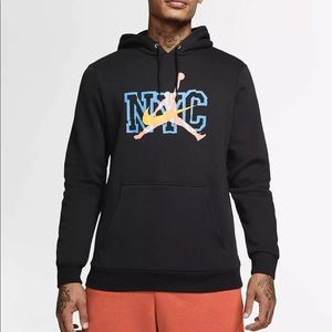 New Air Jordan NYC Fleece Hoodie Mens Size M-L